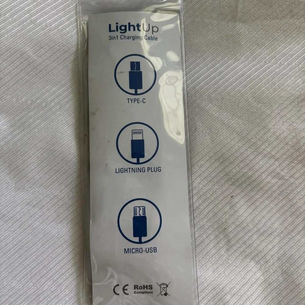Light Up 3- Charging Cable